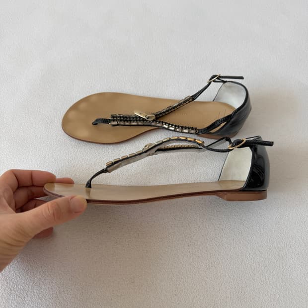 [EU37]베로꾸 오이오(VERO CUOIO) 플리플랍 샌들(ITALY)