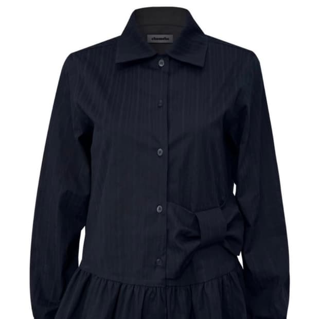 (구해요) 체메씨 보우 리본 셔츠 블랙