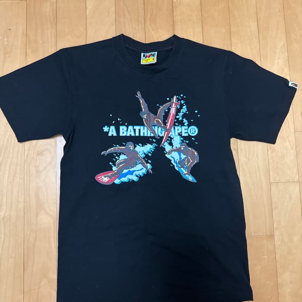 베이프 Bape 서핑 서프 반팔