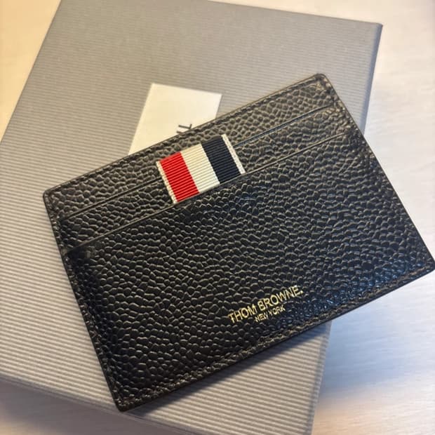 톰브라운 카드지갑 블랙 풀박스 급처