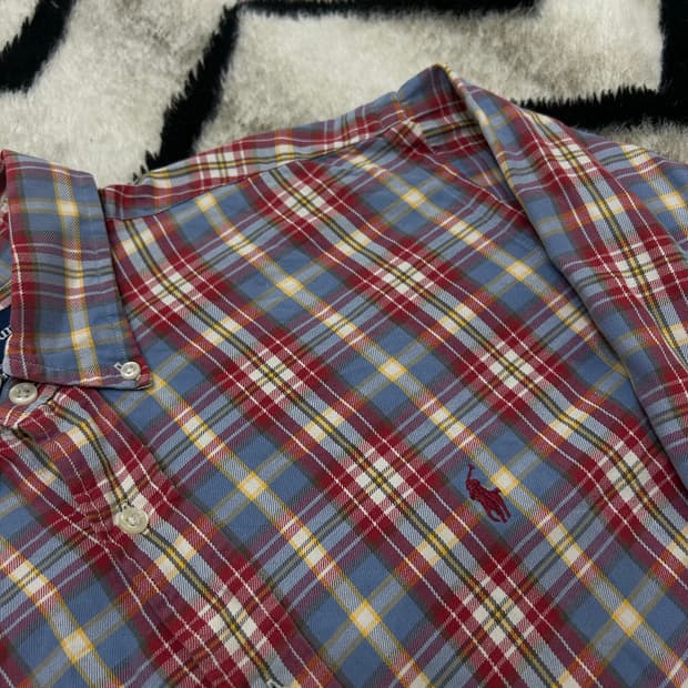 [L]폴로랄프로렌 90s 체크 코튼 셔츠