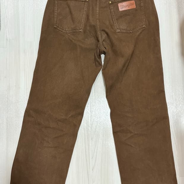 랭글러 레딩핏 브라운 데님