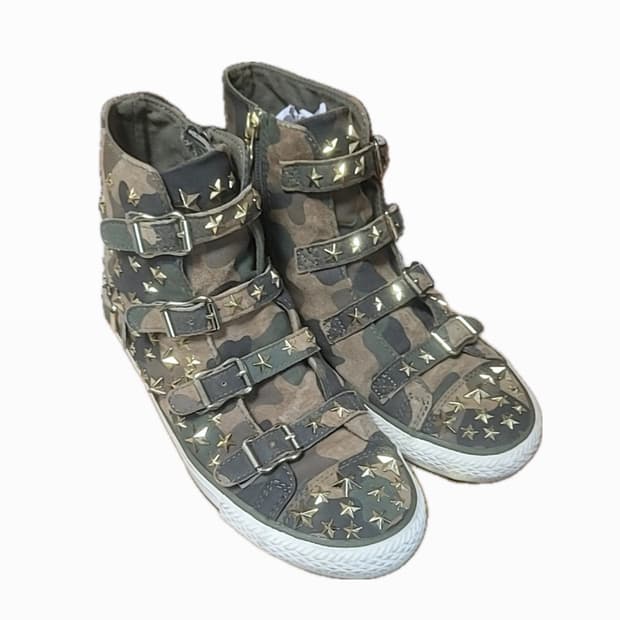 Ash 아쉬 카모 스타 하이탑 스니커즈 