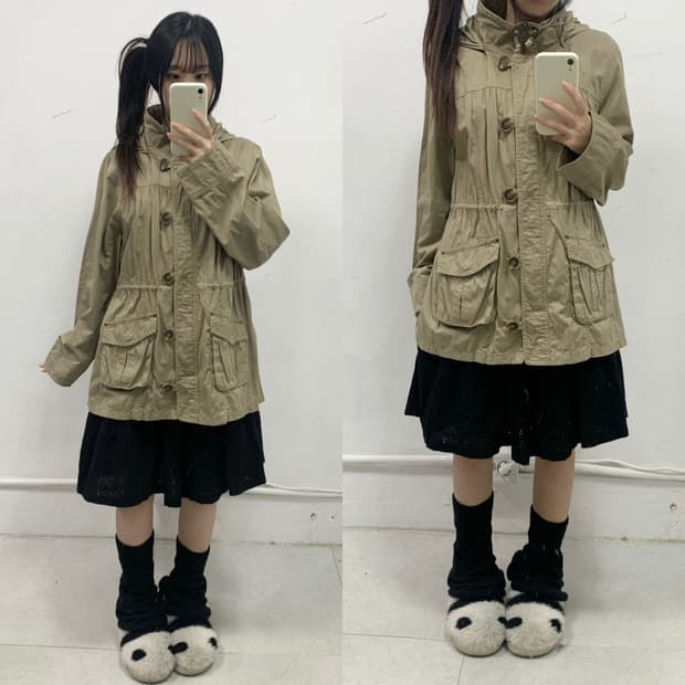 y2k 모리 야상 자켓