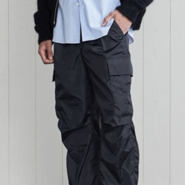 (새상품) H뷰티앤유스 나일론 카고팬츠 네이비