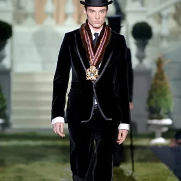 Dsquared2 벨루어 테일러드 재킷