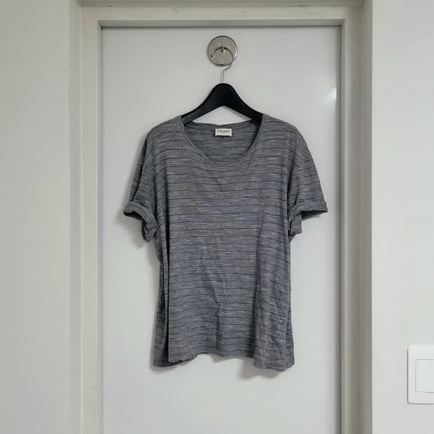 Saint laurent border t-shirt