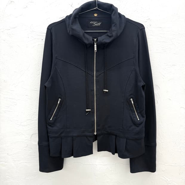 my gill 페플럼 집업 자켓