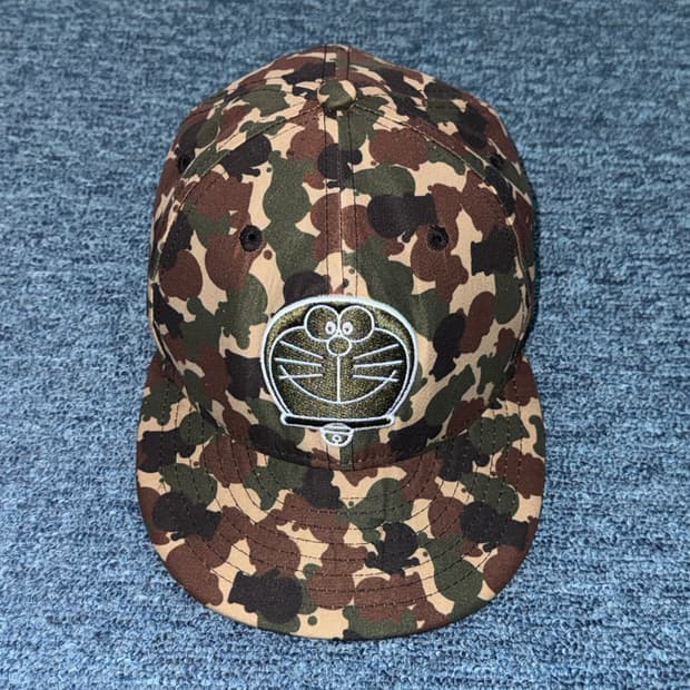 뉴에라 X 도라에몽 밀리터리 카모 유스 스냅백