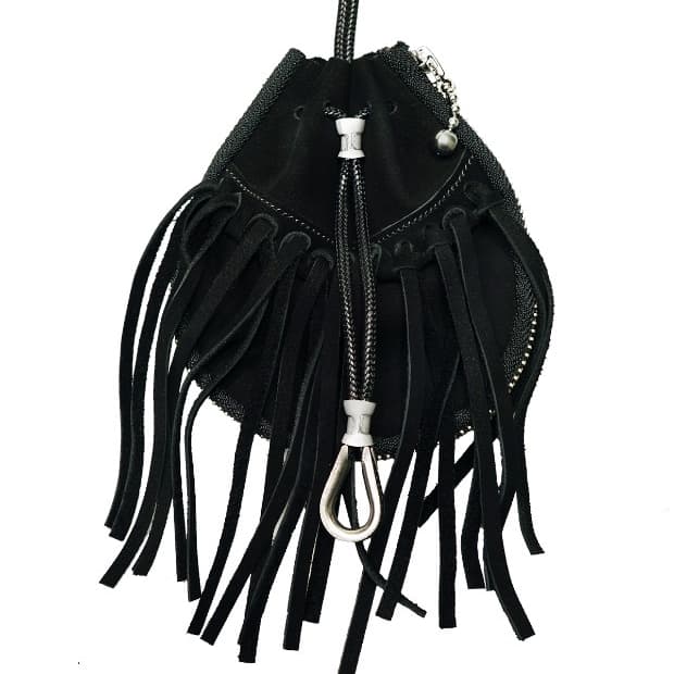 mpq nubuck leather mini bag