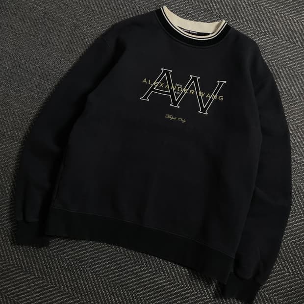 알렉산더 왕 빅로고 크루넥 스웻 셔츠y 4069