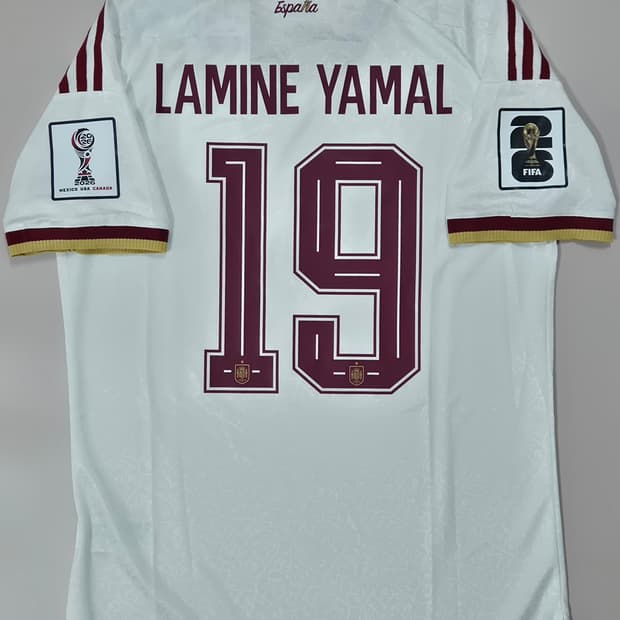 26-28 스페인 국가대표 어웨이 라민 야말 유니폼 L