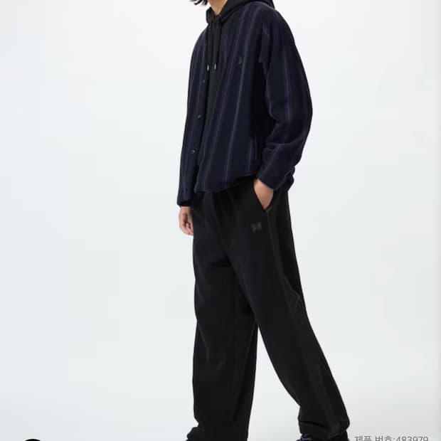 유니클로 니들스 후리스와이드팬츠 s