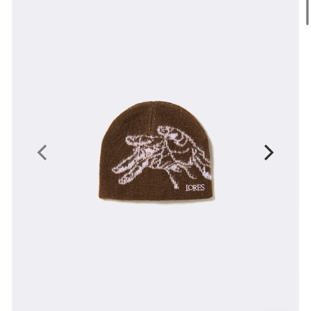 로어즈 PUPPET MOHAIR BEANIE-BROWN