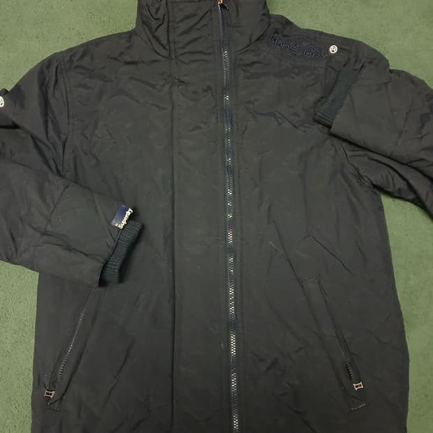 슈퍼드라이 퀼팅자켓 3중집업 바람막이 M