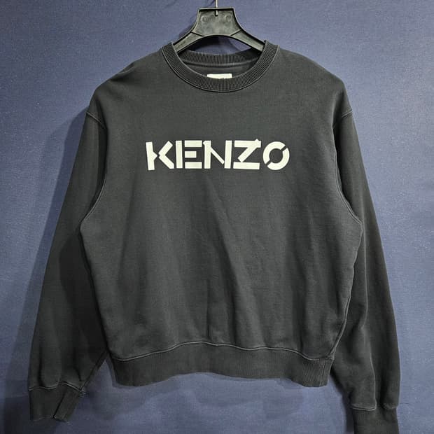 겐조 프린팅 블랙 남성 오버핏 105 맨투맨 