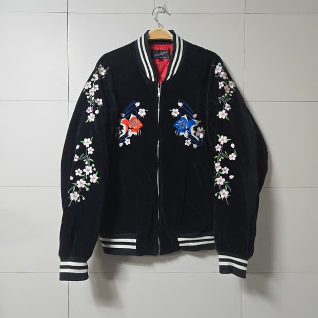 호시히메 벨벳 벗꽃 스카잔 (봄자켓)