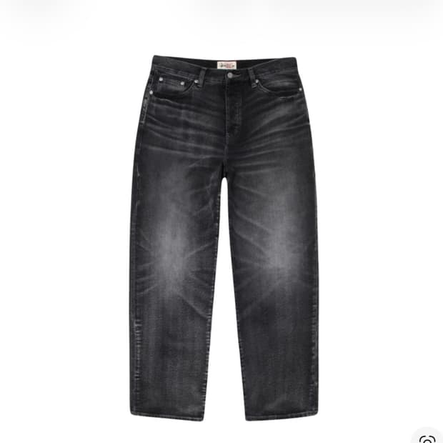 스투시 빅 올 진 흑청 32사이즈