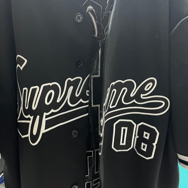 [L]슈프림 미첼&네스 베이스볼 저지