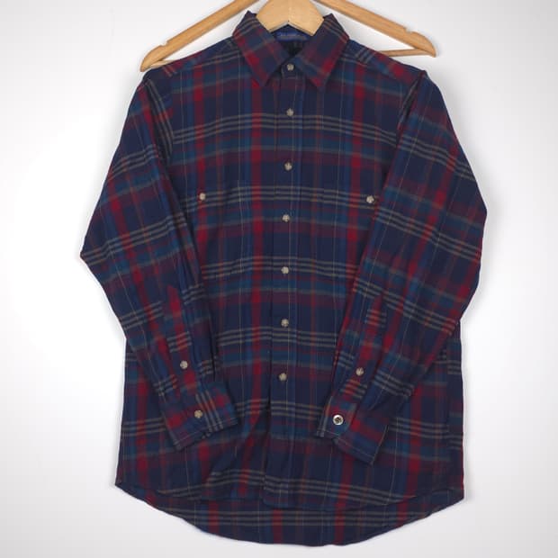 펜들턴 퓨어 버진울 셔츠 체크 (M)