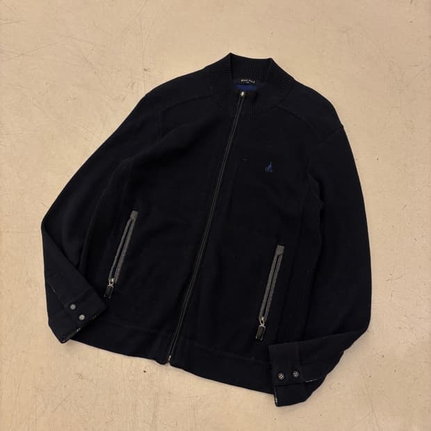 빈폴 스몰로고 니트집업