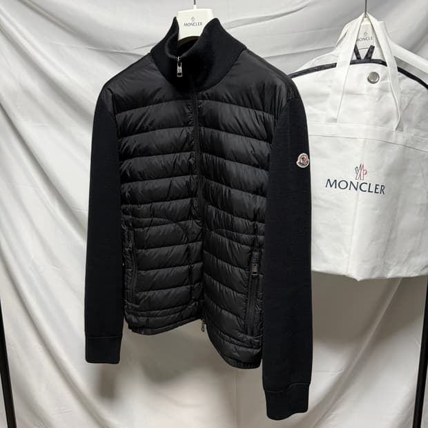 [L/새상품급] 22FW 몽클레어 니트패딩 김현우 니트패딩 트리콧