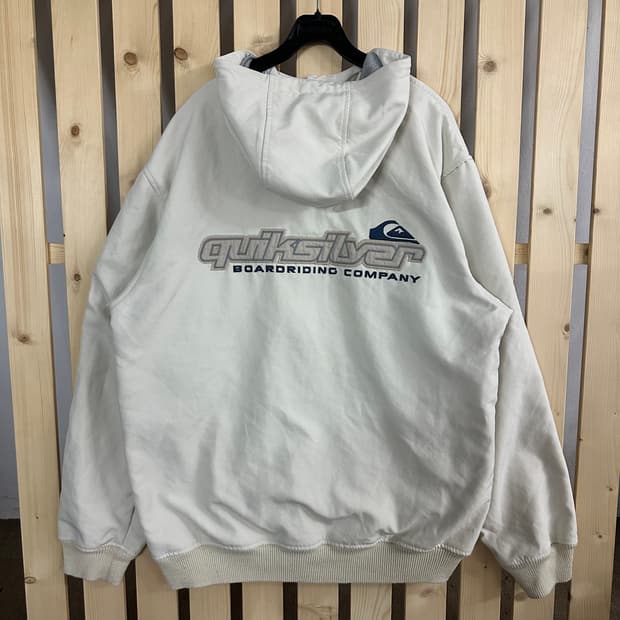 (XL) 퀵실버 빅로고 헤비 후드 자켓