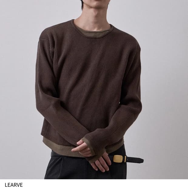 르아브 레이어드 니트