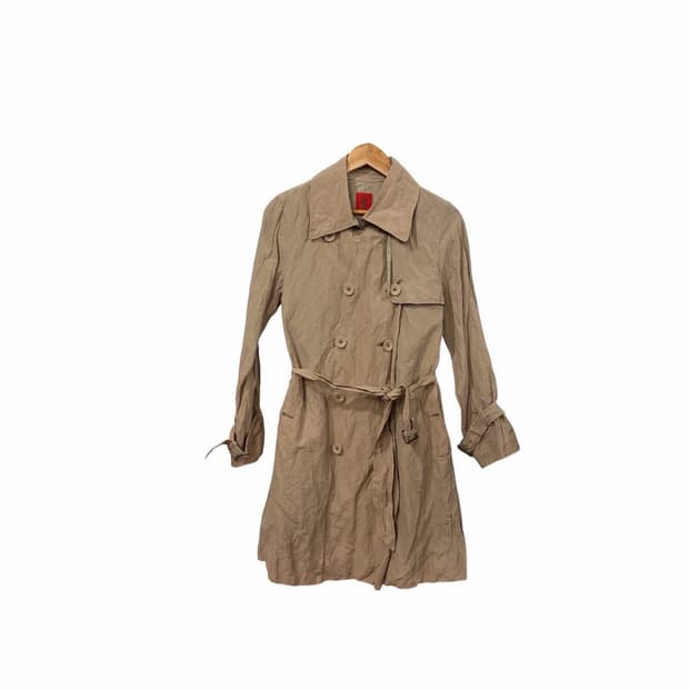 이세이미야케 주름가공 코트 