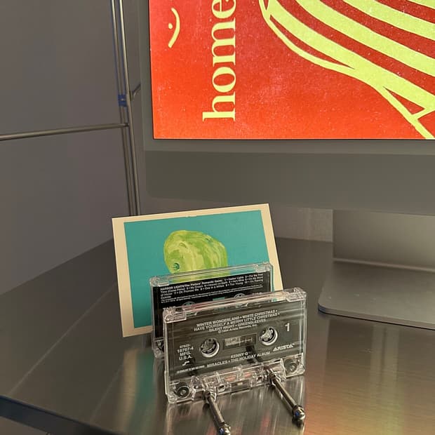 Vintage Cassette Book Object (Clear)