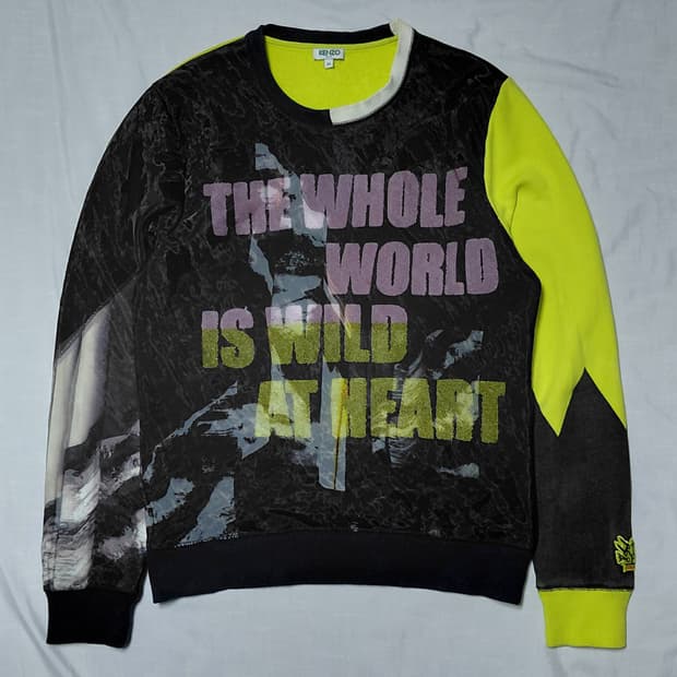 [M] 겐조(KENZO) 'Wild at Heart' 그래픽 기모 맨투맨