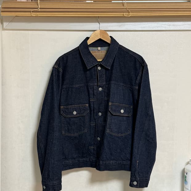 데밀 LOT.062 파이오니어 자켓 인디고 원워시 셀비지