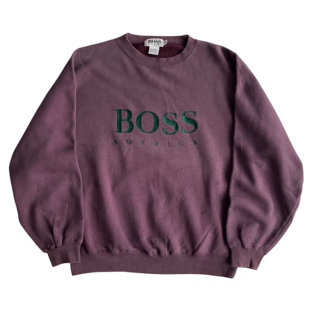 90‘s 보스 아메리카 스웻셔츠