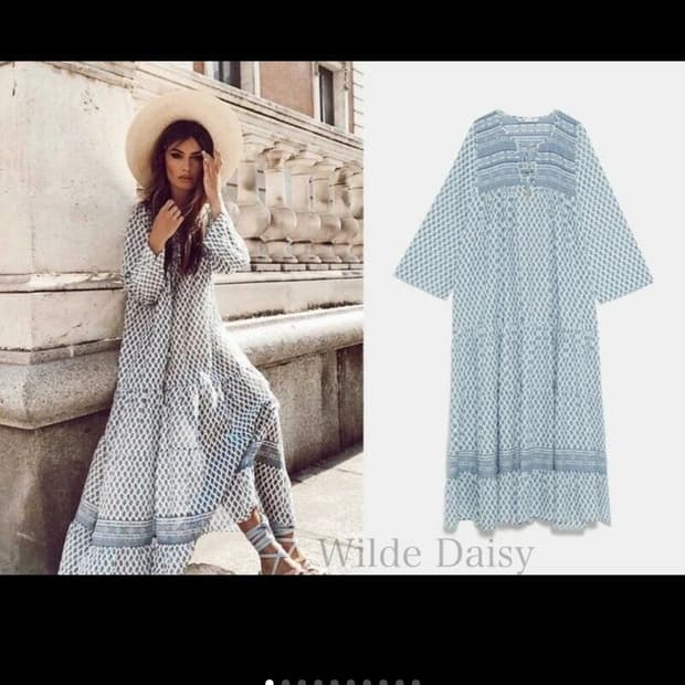 자라 에스닉 아사면  롱 원피스