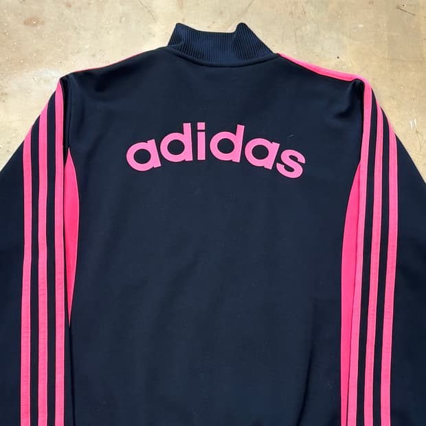 95 아디다스 여성용 핑크 블랙 트랙탑