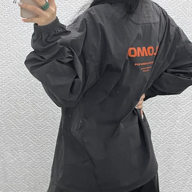 살로몬 캐주얼 스포티 슬레이트 스포티 바람막이 웜업 L C10891