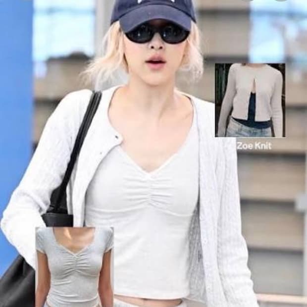 브랜디멜빌 로제착용 지나탑 