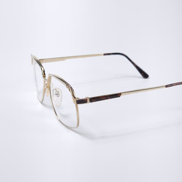 90년도 18K 도금 빈티지 금테 안경