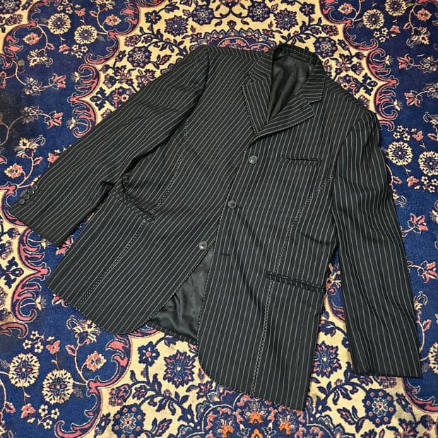 조르지오 아르마니 빈티지 파워숄더 3버튼 블레이져