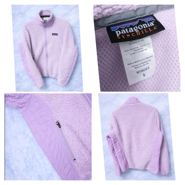 파타고니아 신칠라 라이트 퍼플 플리스 후리스 / 00s / S (55)