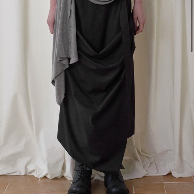 보헤미안서울 SLIP DOWN SKIRT 슬립 다운 스커트 M