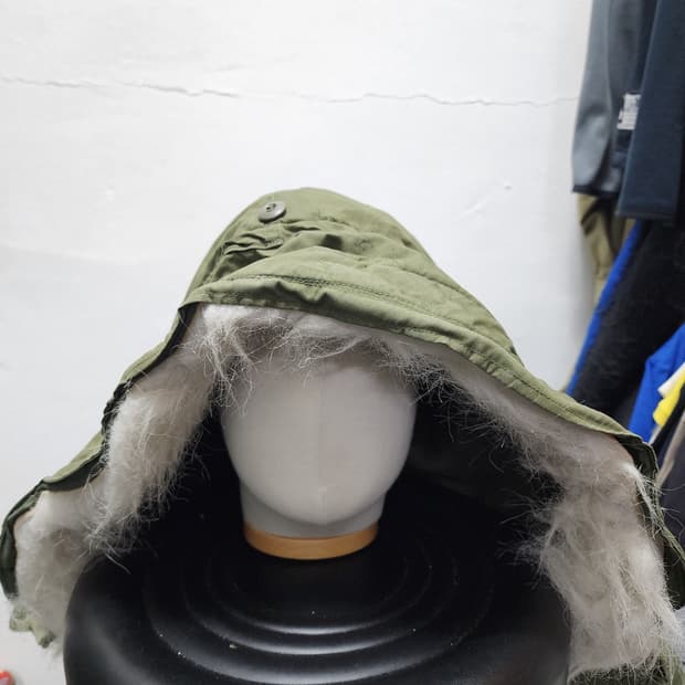 m65 밀리터리 피쉬테일 개파카 후드