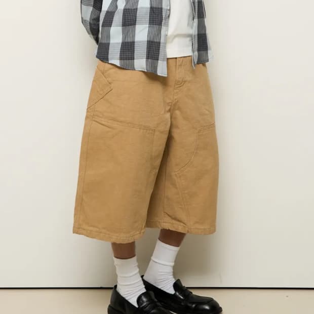 9999아카이브 더블니 버뮤다팬츠