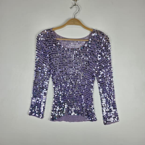 시퀸 크로셰 니트