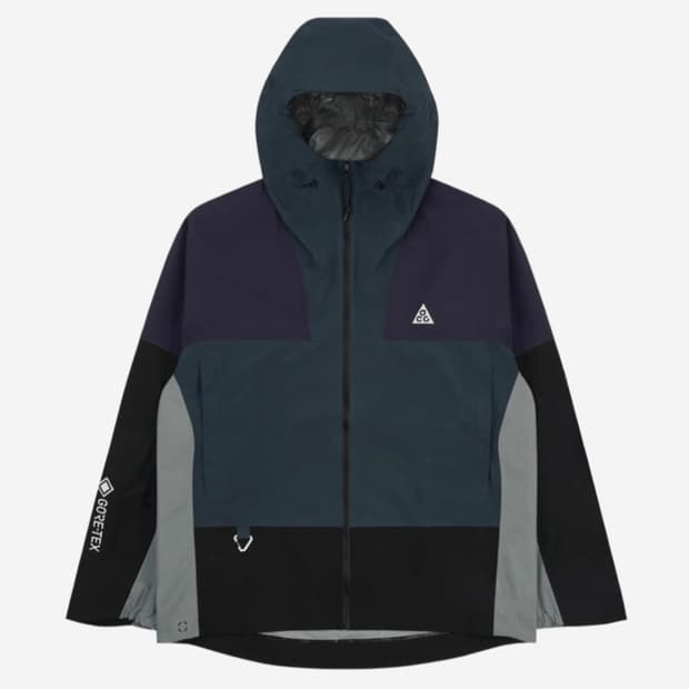 나이키 ACG 스톰핏 체인 오브 크레이터스 자켓 페이디드 스프루스 블랙