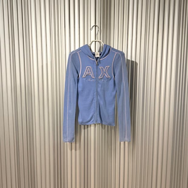 armani hoodie zip-up