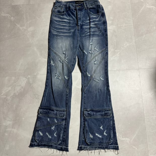 포스센스티브 플레어 데님 1사이즈