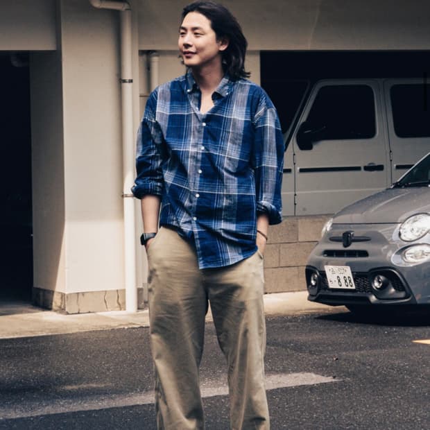 슬릭앤이지 체크체크3 셔츠 사이즈3