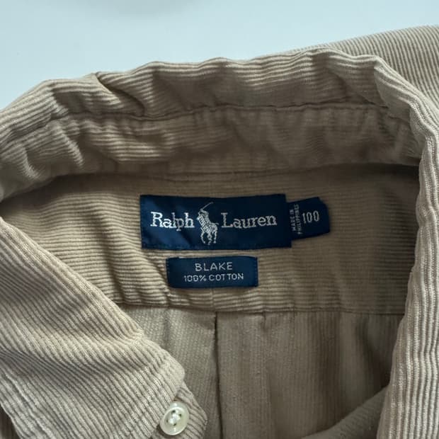 (정품) 랄프로렌 블레이크 코듀로이 셔츠