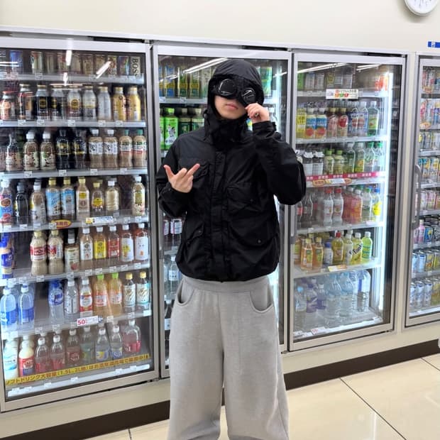 Sweats 오픈헴 스웻팬츠 그레이